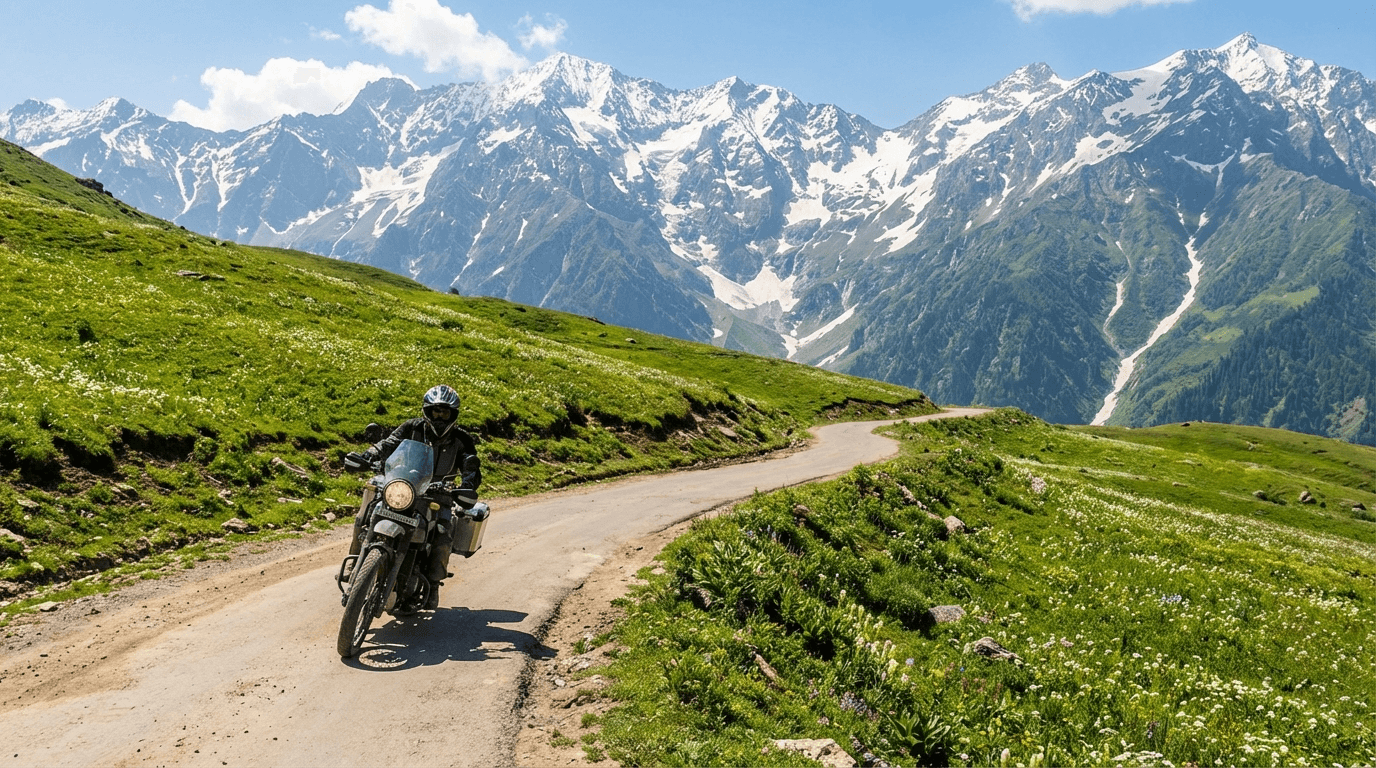 Jalori Pass: Navigate steep dirt switchbacks connecting the Kullu and Shimla districts.