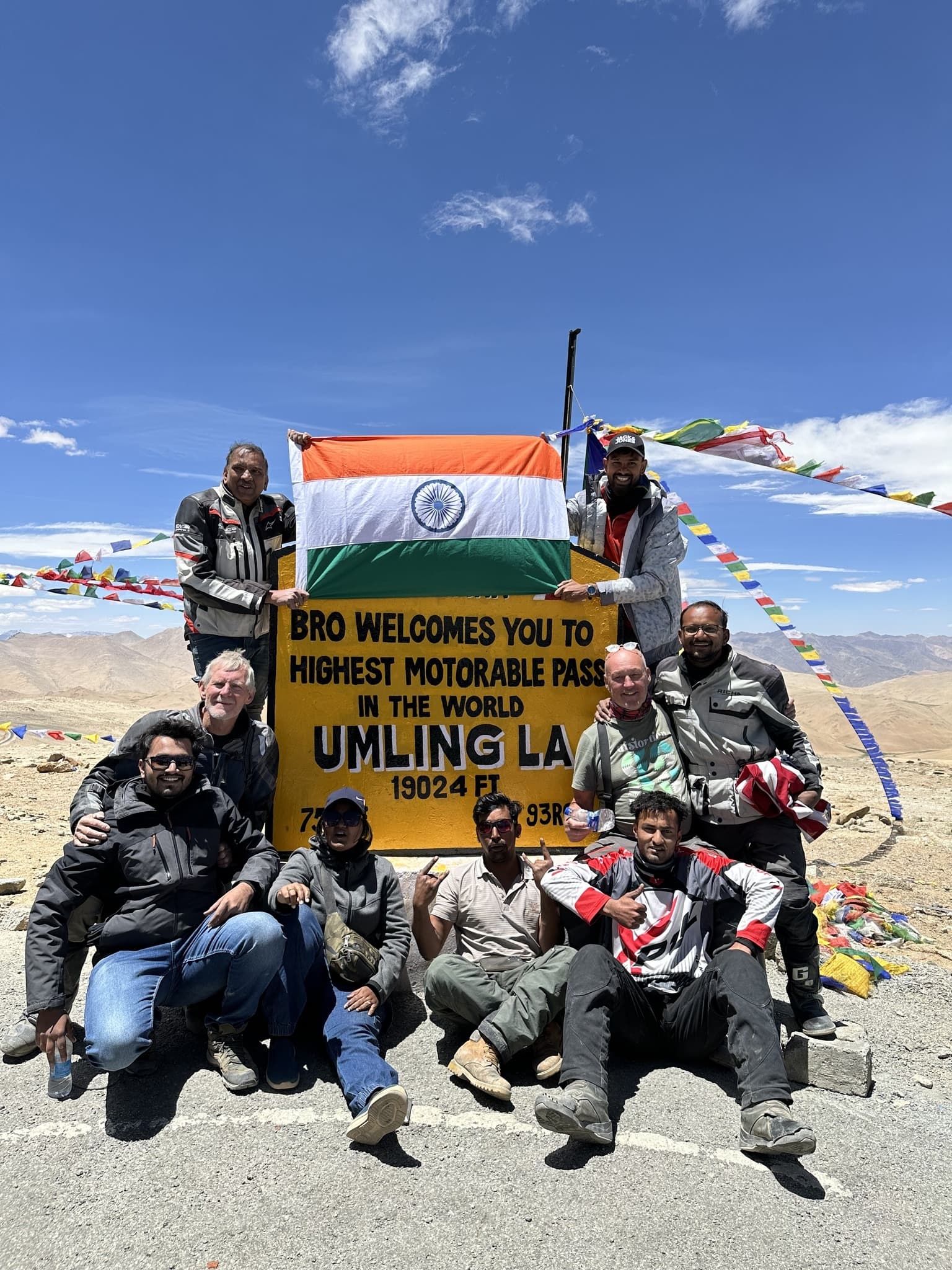 Motorcycle expedition through the mountains
